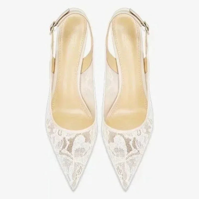 Fuller נעלי עקב תחרה